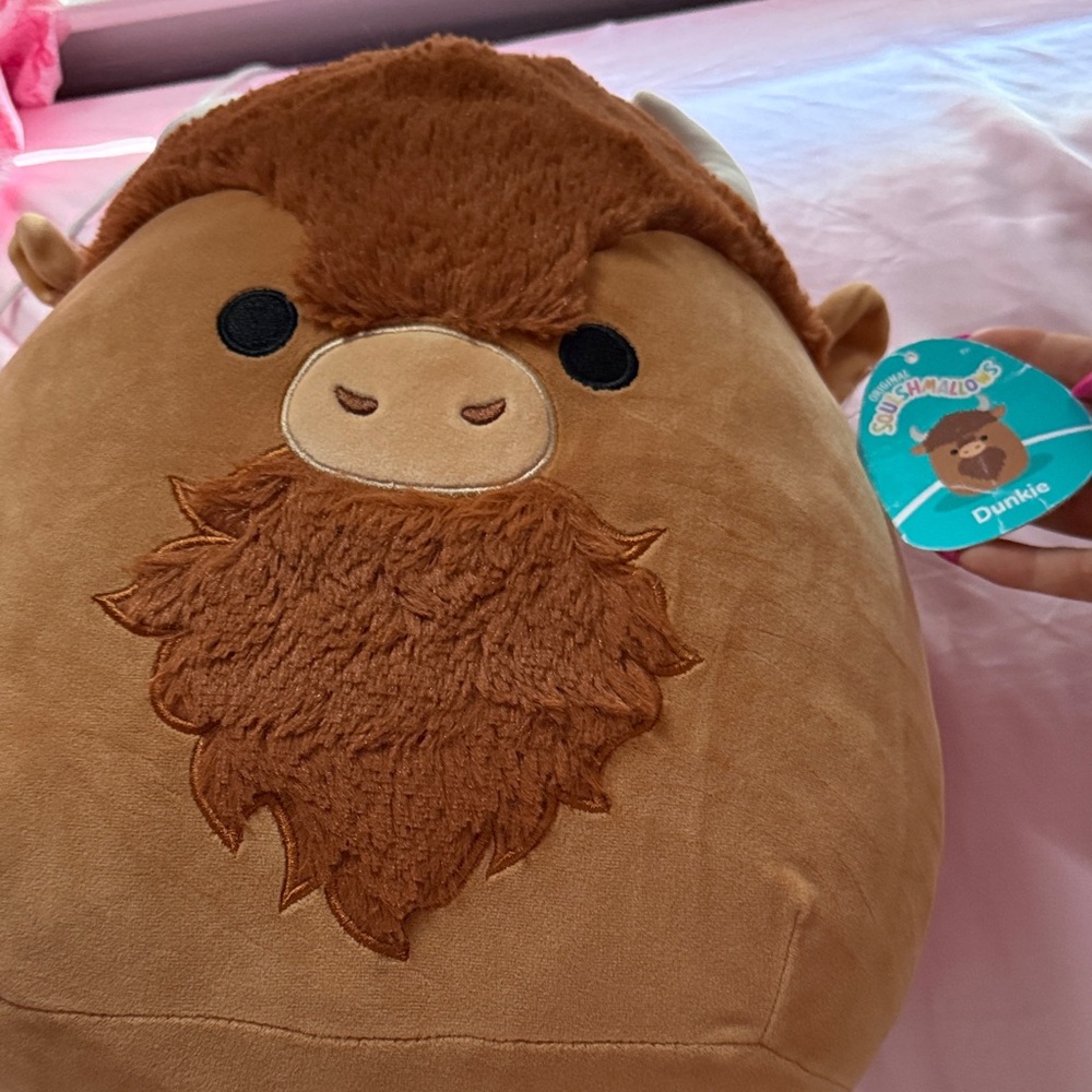Squishmallows Brown Bison Plush